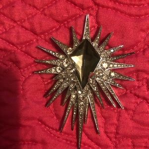 Alexis Bittar crystal brooch